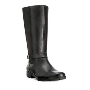 Clarks Merrian Rayna Boot (Black Leather)